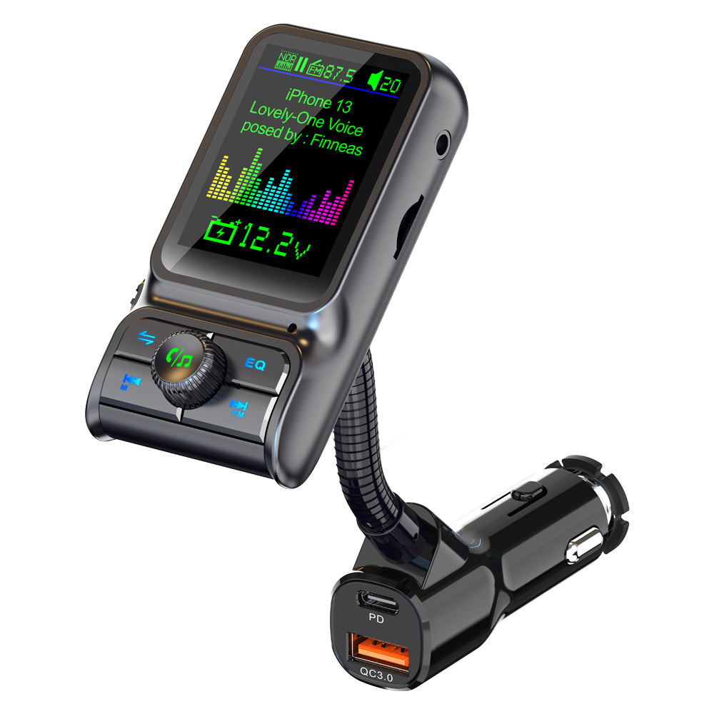 BC85 Car Bluetooth Player QC3.0/PD Fast Charger 1.77" Color Screen Car FM Transmitter Support EQ Sound Adjustment BC85 Car Bluetooth Player QC3.0/PD Fast Charger 1.77" Color Screen Car FM Transmitter Support EQ Sound Adjustment